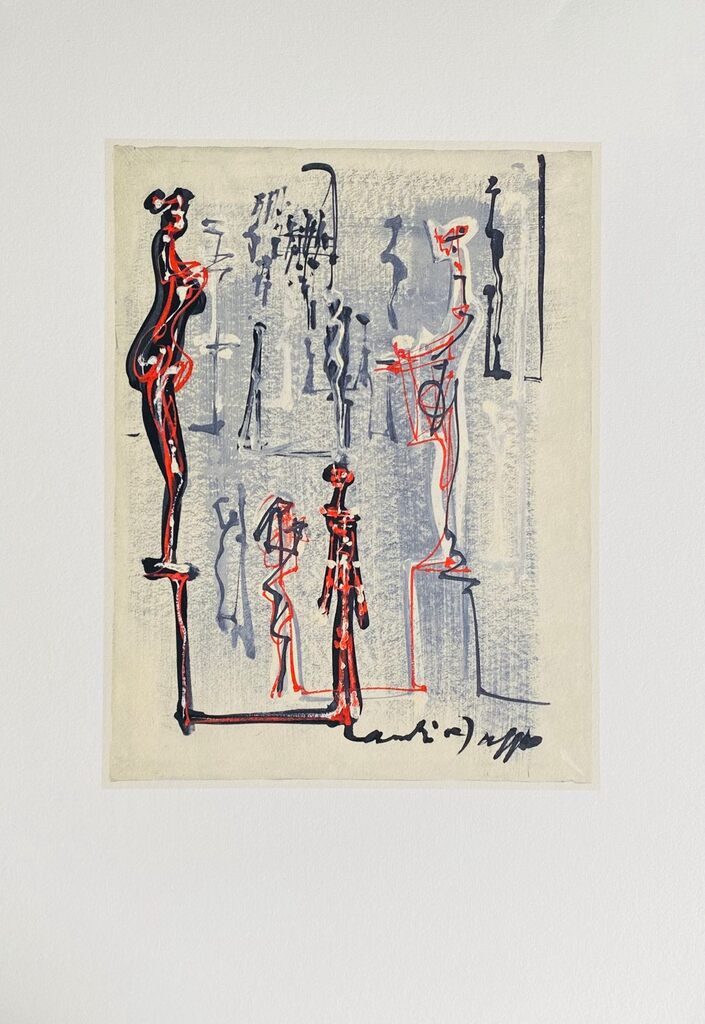 Au musée by André Masson, 1962