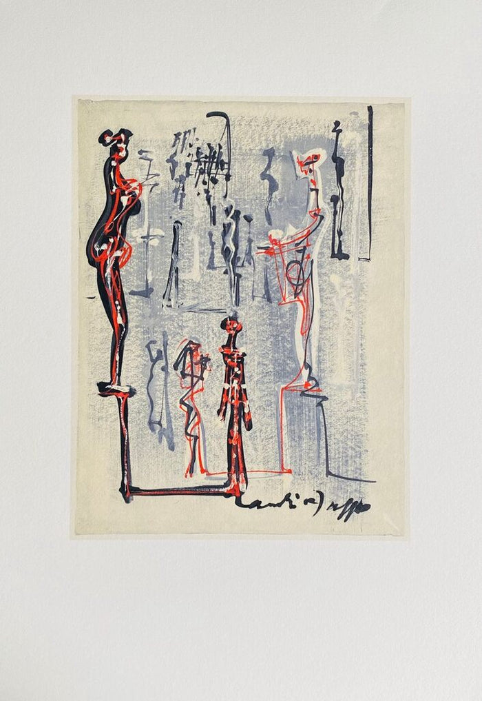 Au musée d'André Masson, 1962