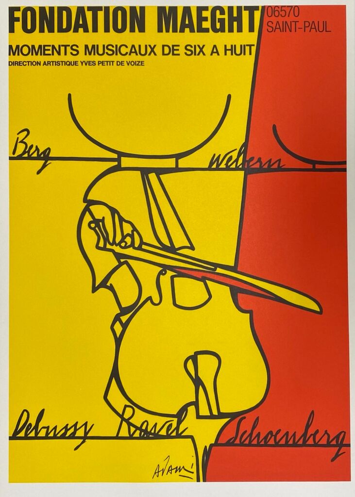 Moments Musicaux by Valerio Adami, 1976