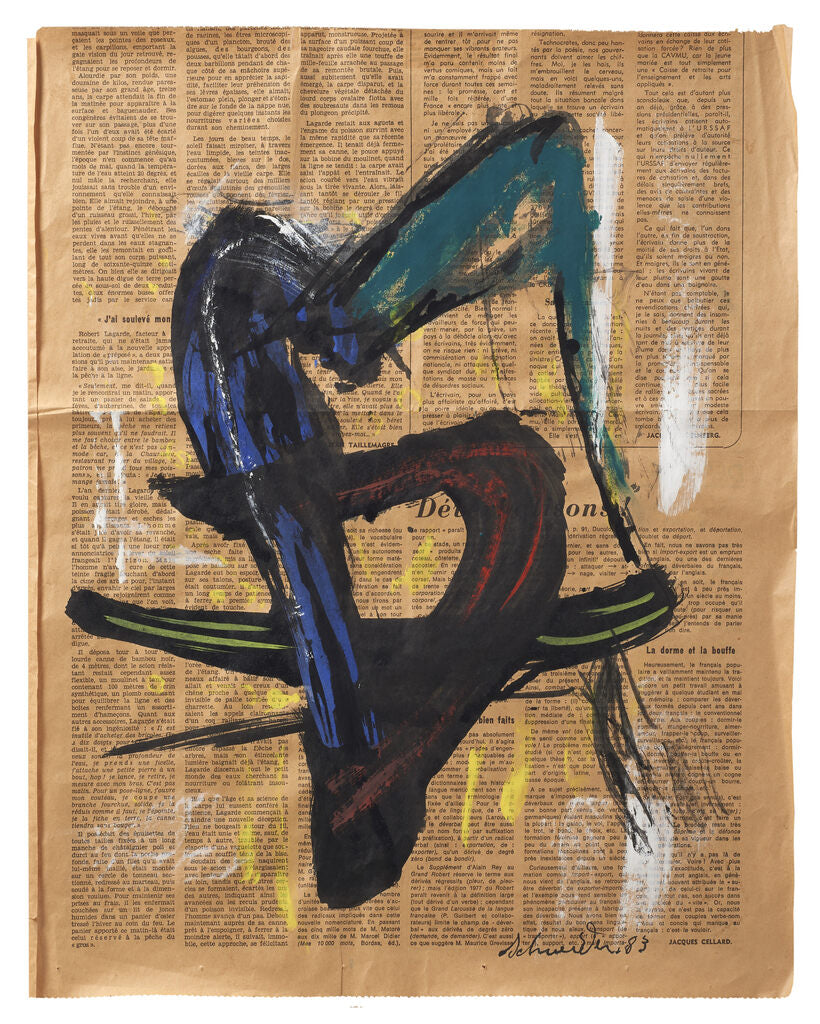 Untitled de Gérard Schneider, 1983 (vue 2)