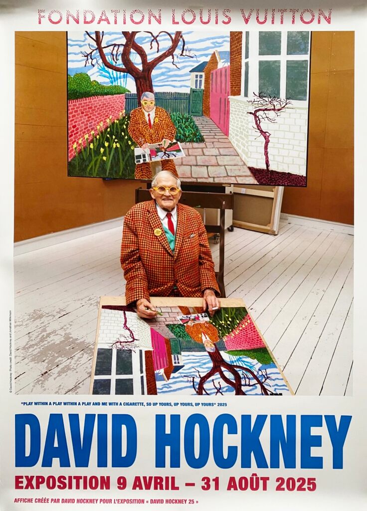 Play within a Play within a Play and Me with a Cigarette within a Play by David Hockney, 2025