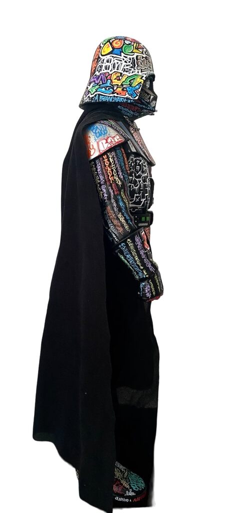Darth Vader Graffiti d'Alberto Blanchart, 2023 (vue 6)