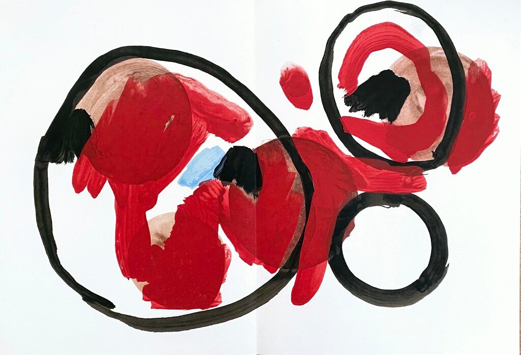 Composition abstraite de Pierre Tal-Coat, 1965
