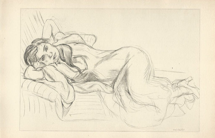 Cinquante Dessins, Planche XXI de Henri Matisse, 1920