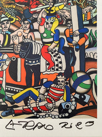 Hommage à Fernand Léger (Red Sonja) d'Erró, 2023 (vue 3)