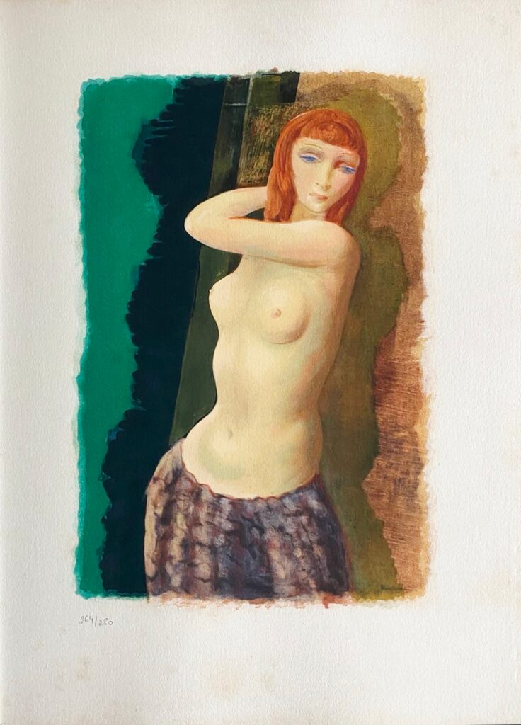 Belle offerte au Soleil by Moïse Kisling, 1954