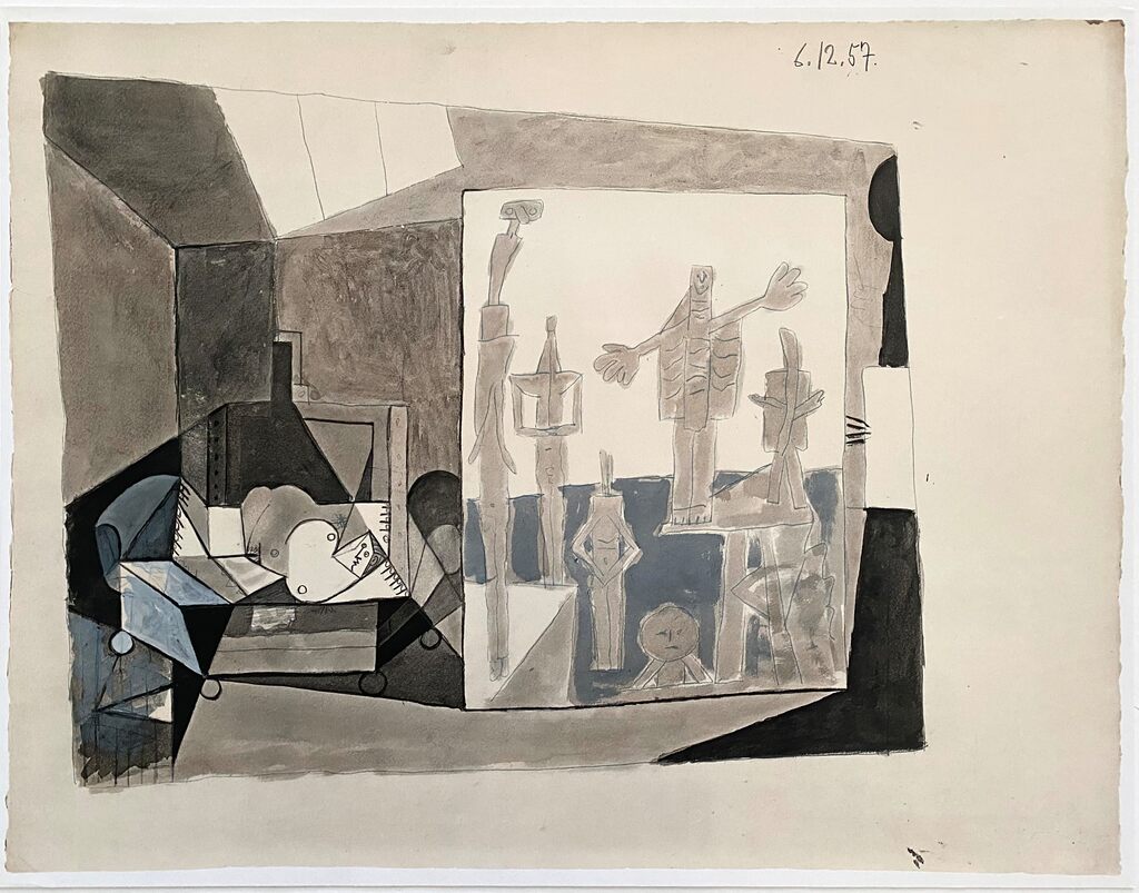 La chute d'Icare, 6.12.57 by Pablo Picasso, 1972