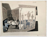 La chute d'Icare, 6.12.57 by Pablo Picasso, 1972