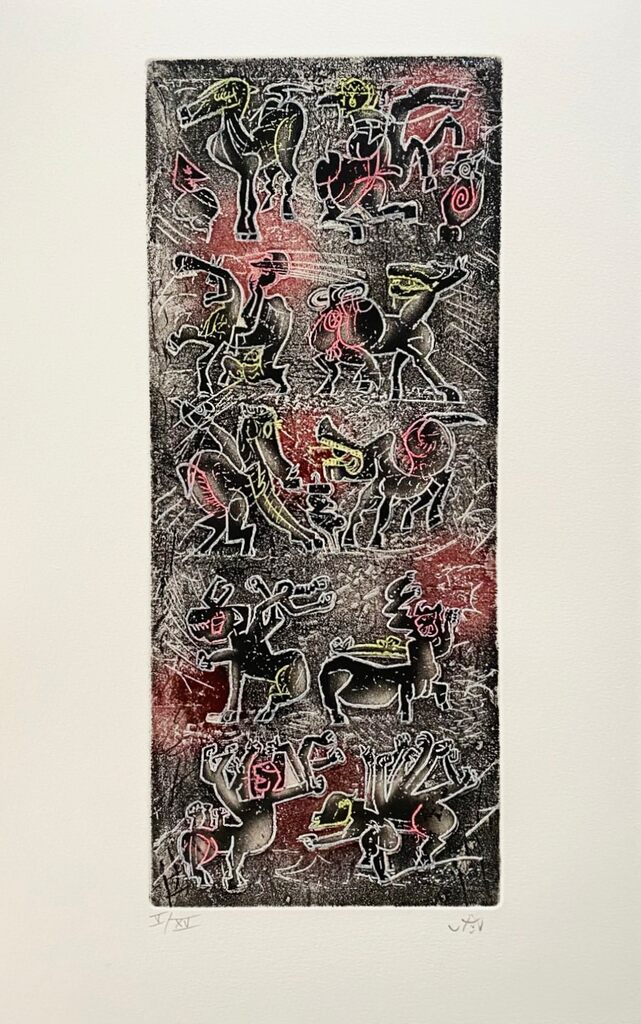 Ubu roi VI de Roberto Matta, 1982