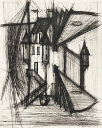 Les maisons à roulettes et soufflets de Bernard Buffet, 1958