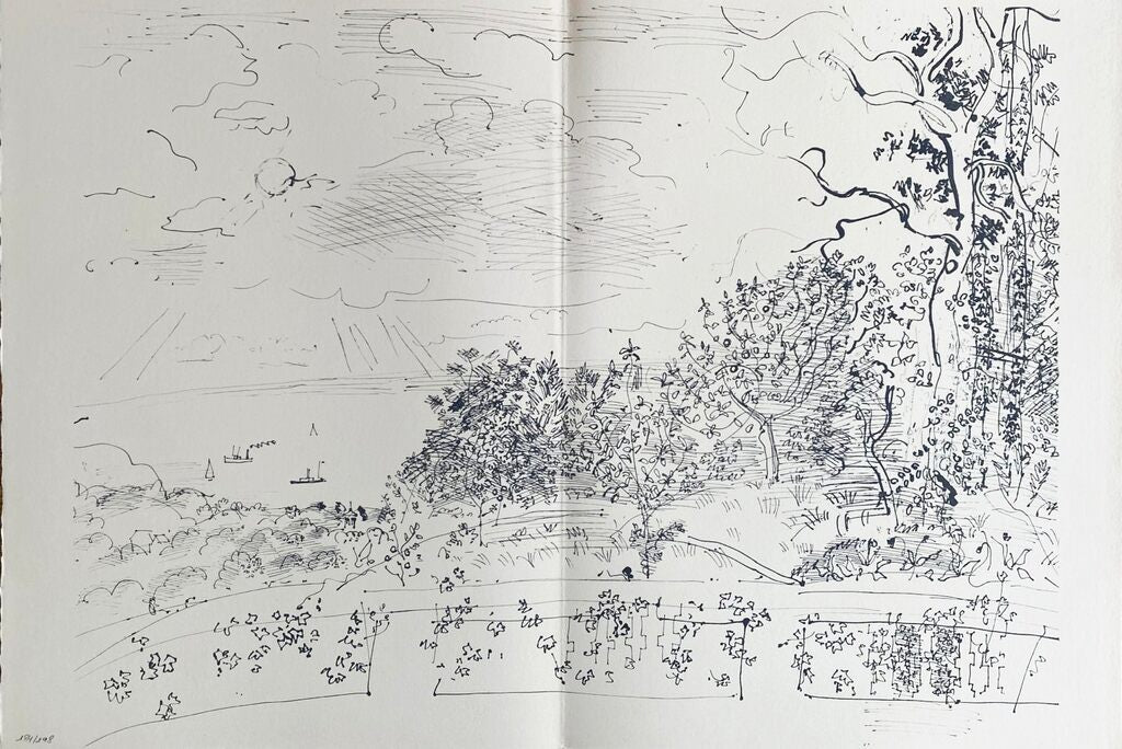 Les Côtes Normandes by Raoul Dufy, 1961
