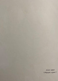 Lithographie originale I de Joan Miró, 1977 (vue 2)
