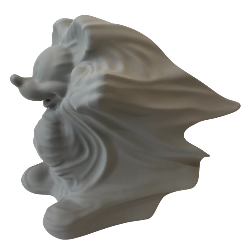 Hollow Mikey (Grey) by Daniel Arsham, 2020 (view 3)