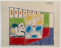 La chute d'Icare, 7.1.58.II de Pablo Picasso, 1972
