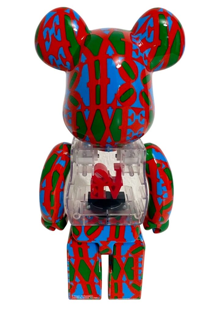 Robert Indiana - Love 400% de BE@RBRICK, 2024 (vue 3)