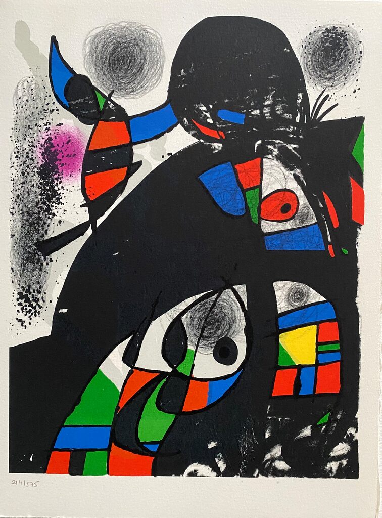 Hommage à San Lazzaro by Joan Miró, 1975