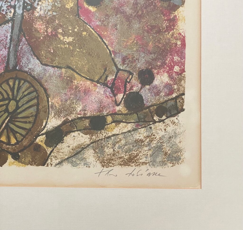 La Princesse et le Bouffon by Theo Tobiasse, c. 1978 (view 2)
