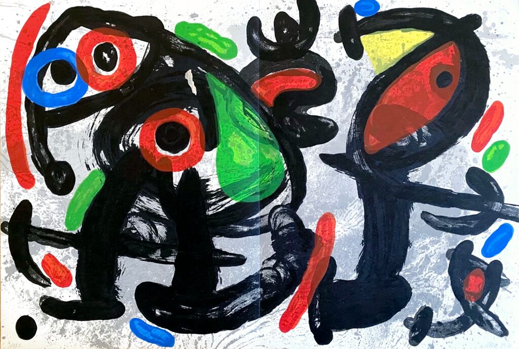 La ronde de la nuit by Joan Miró, 1970