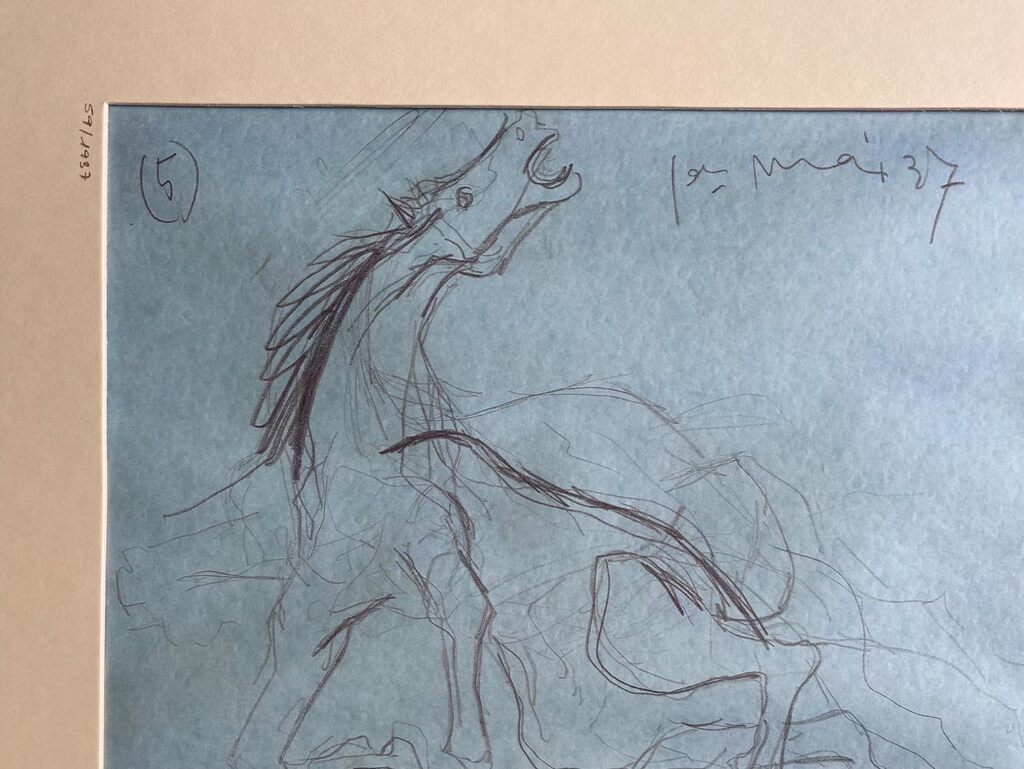 Guernica Study by Pablo Picasso, 1990 (view 2)