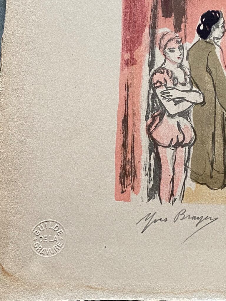 Les chevaux de cirque by Yves Brayer, c. 1950 (view 3)