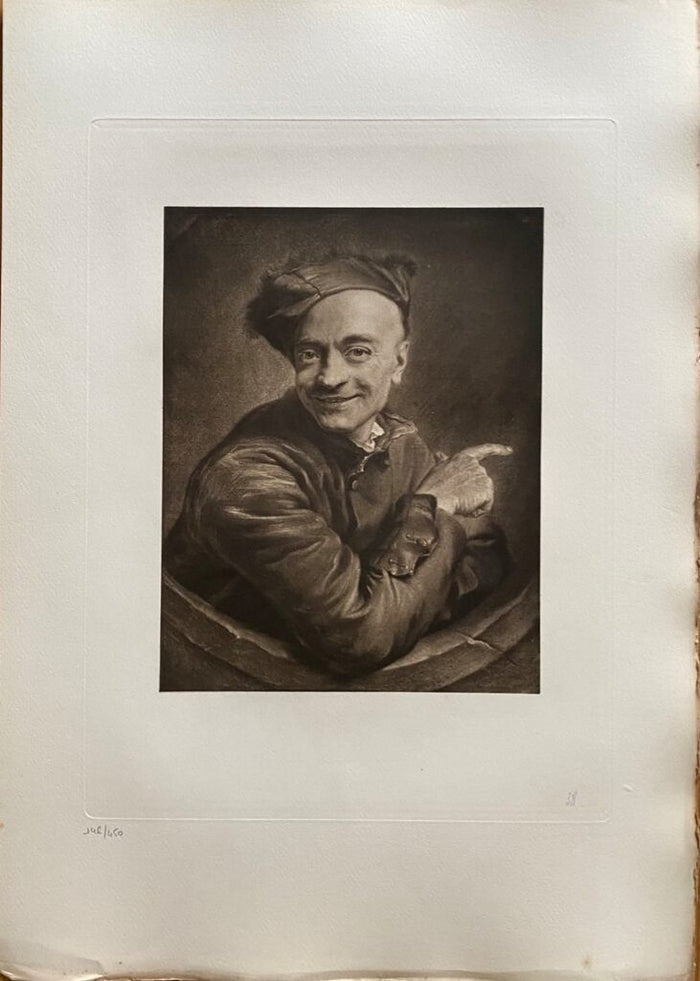 Autoportrait de Maurice-Quentin de La Tour, 1908