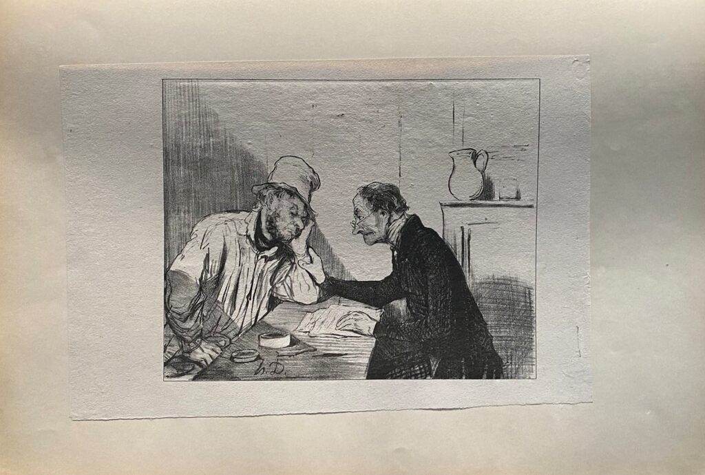 Court Scene by Honoré Daumier, 1918 (view 2)