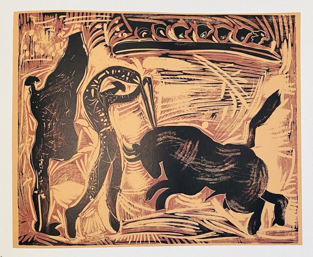 Les banderilles by Pablo Picasso, 1963