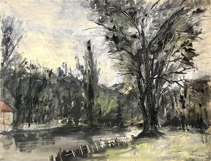 Paysage de Jean Pierre Rémon, vers 1970