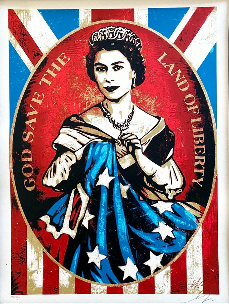 God Save the Queen by Shepard Fairey, 2012