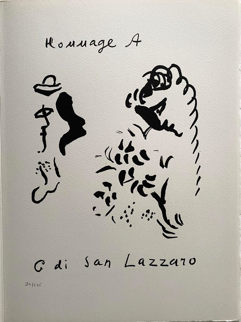 Hommage à San Lazzaro de Marc Chagall, 1975