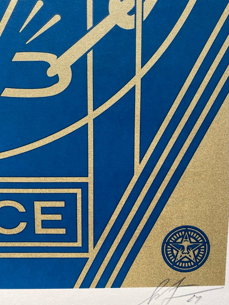 Peace and Freedom by Shepard Fairey, 2024 (view 4)