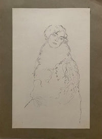 Study for Portrait of Johanna Staude I de Gustav Klimt, 1922