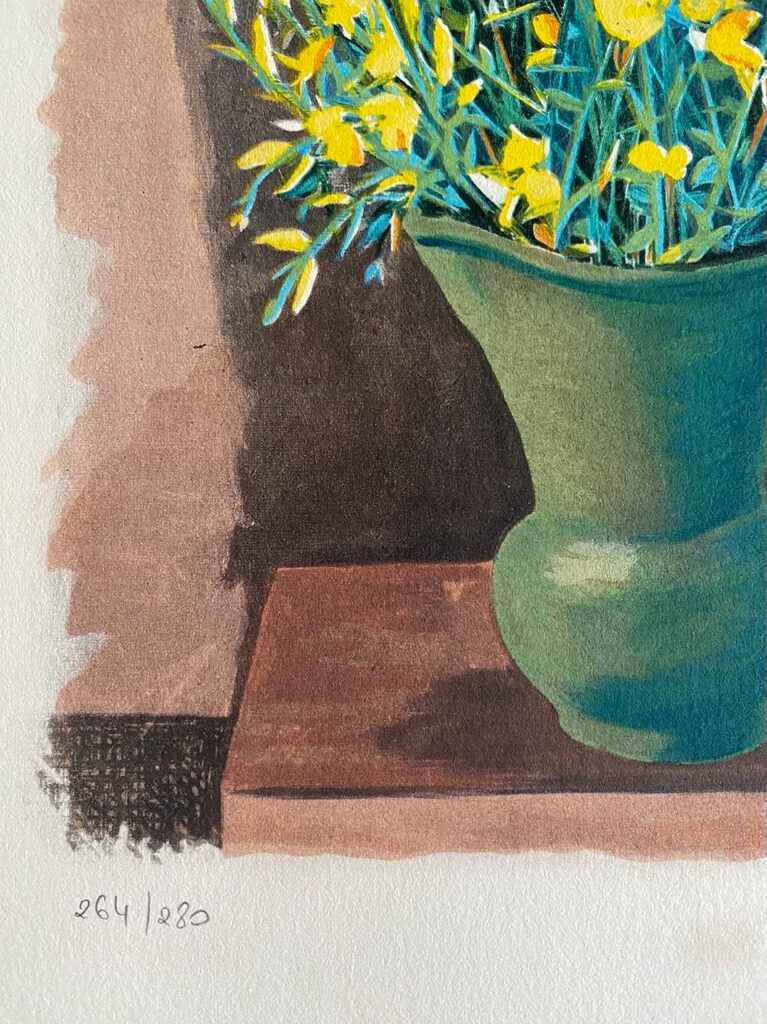 Bouquet de fleurs jaunes by Moïse Kisling, 1954 (view 3)