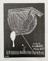 Fleur alarmée pour Arp de Michel Seuphor, 1967