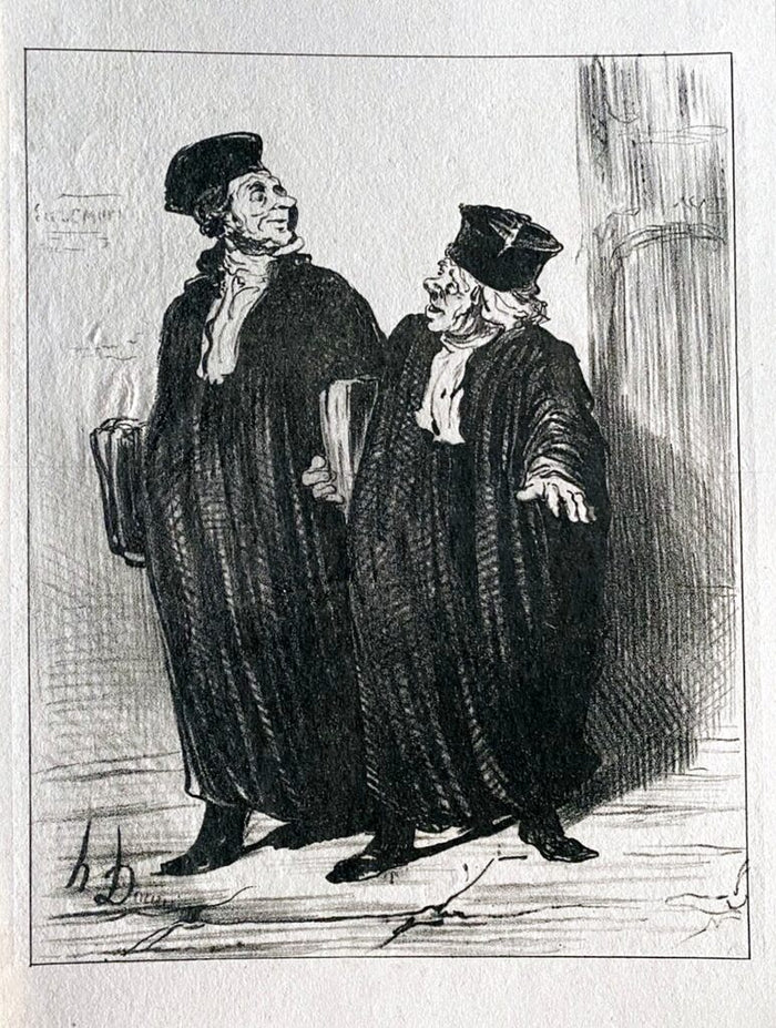 Court Scene de Honoré Daumier, 1918