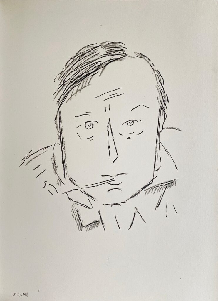 Autoportrait de Maurice de Vlaminck, 1962