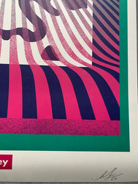 Op Art Icon by Shepard Fairey, 2024 (view 2)