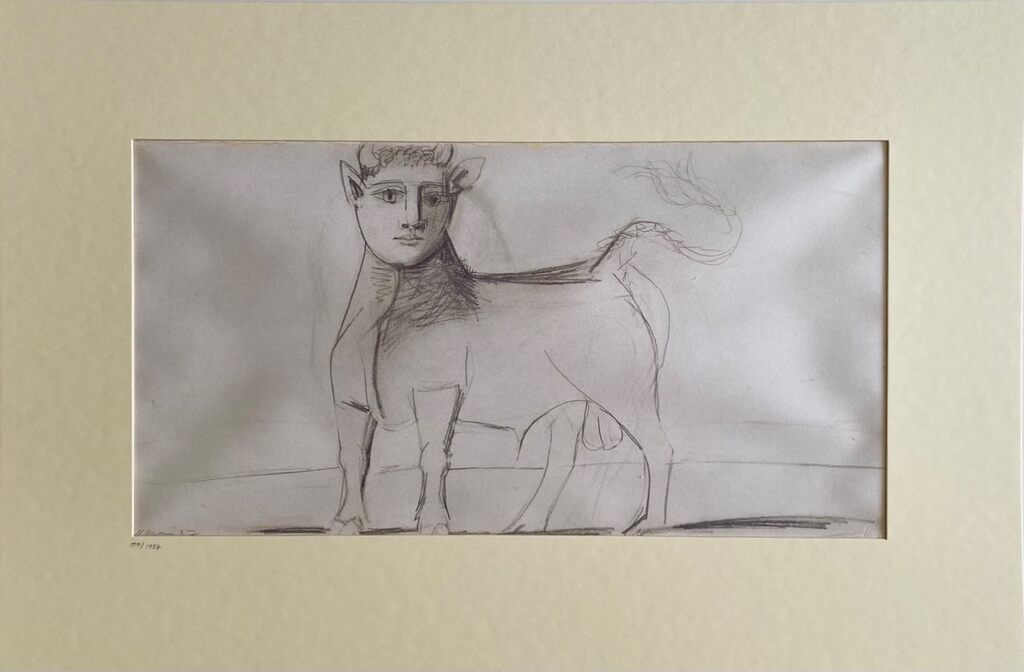 Guernica Study by Pablo Picasso, 1990
