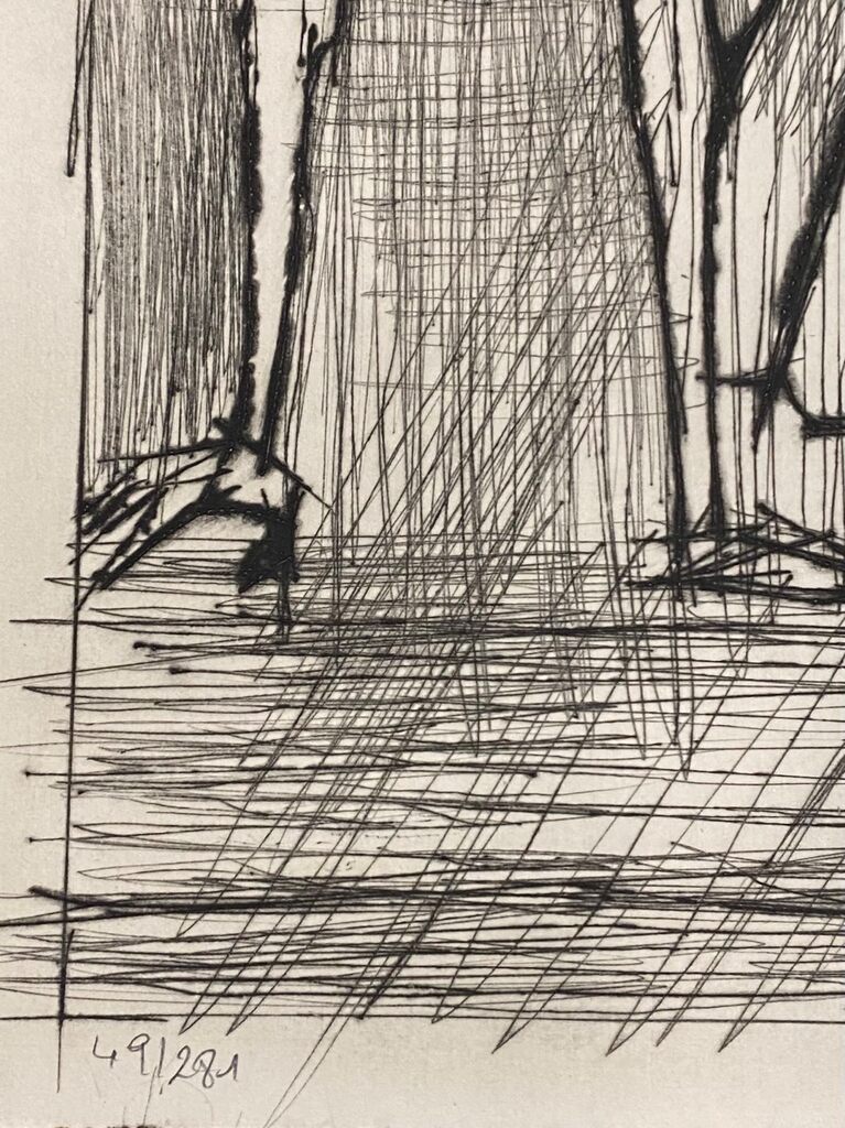 Avec les hommes de la Lune de Bernard Buffet, 1958 (vue 2)