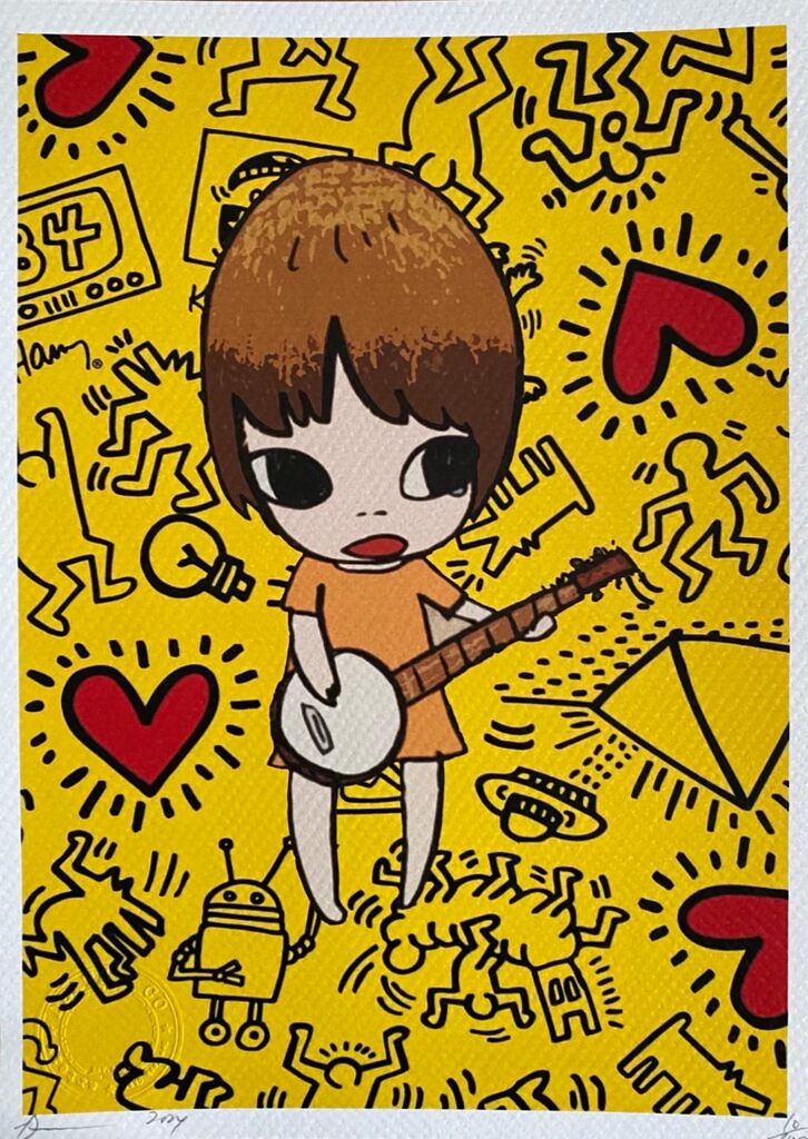 Keath Haring Girl by Death NYC, 2024