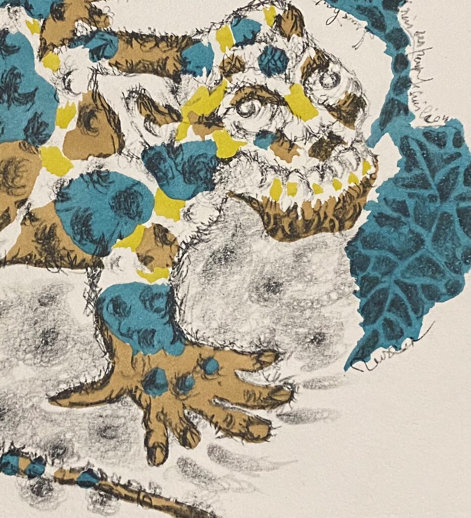 Il n'est pas vrai que la salamandre soit à son aise dans le feu... by Jean Lurçat, 1965 (view 2)