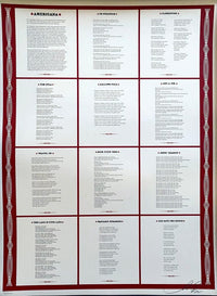 Americana Lyrics by Shepard Fairey, 2012