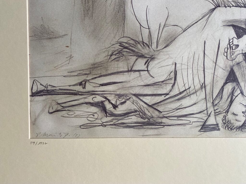 Guernica Study by Pablo Picasso, 1990 (view 2)