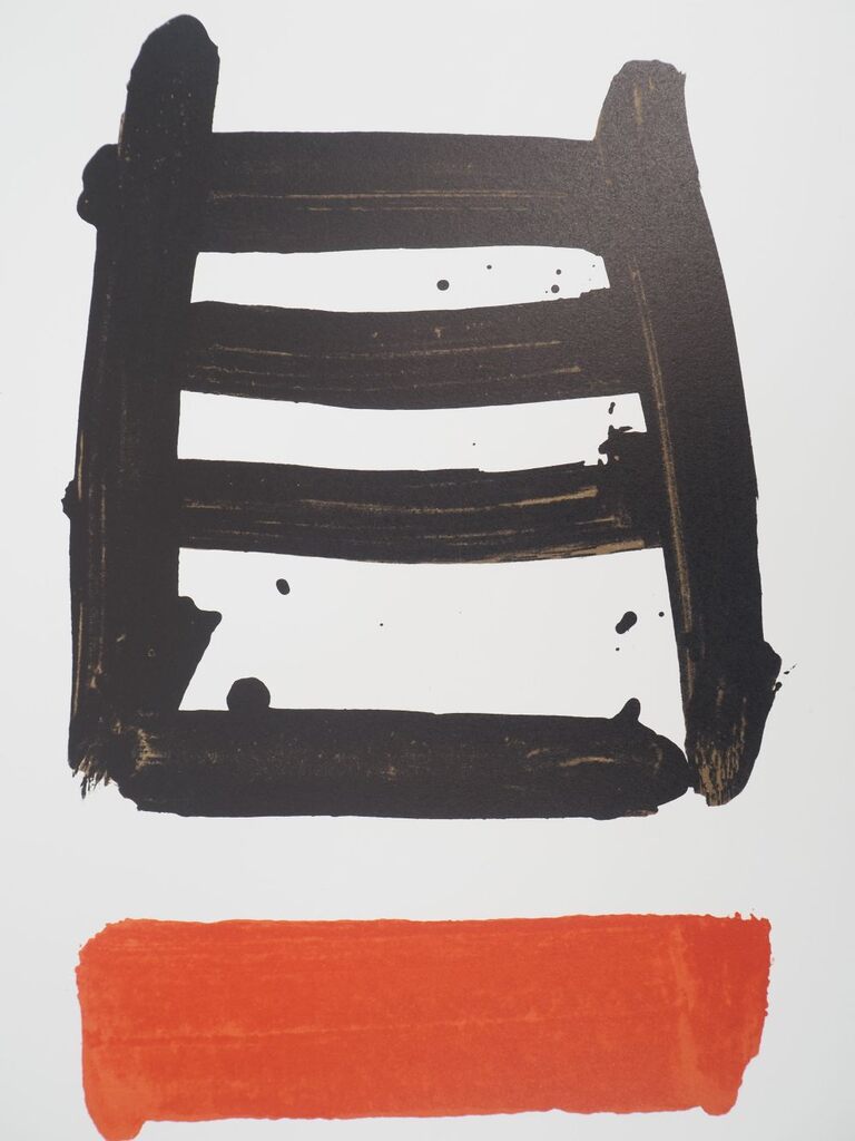 Lithographie N°40 by Pierre Soulages, 1978 (view 3)