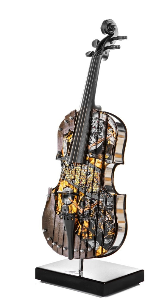 Inside a Watch Violin de Lirone, 2020