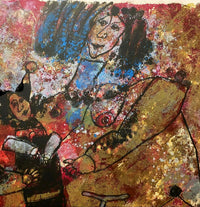 La Princesse et le Bouffon by Theo Tobiasse, c. 1978 (view 3)