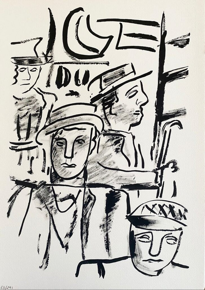 Dans le métro de Fernand Léger, 1960