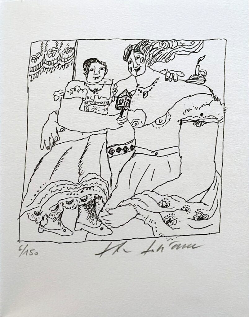 Aux franges de l'éveil de Theo Tobiasse, 1987