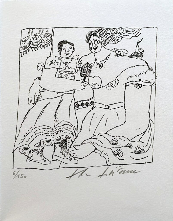 Aux franges de l'éveil de Theo Tobiasse, 1987