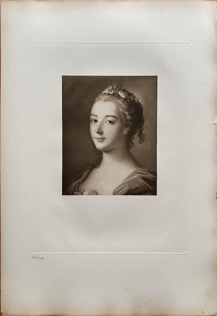 Portrait de jeune fille de François Boucher, 1908